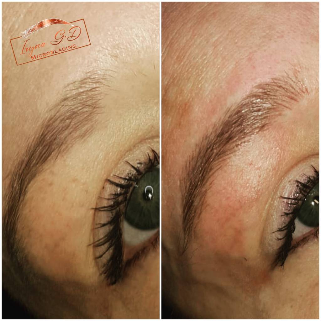 Microblading for natural look brows