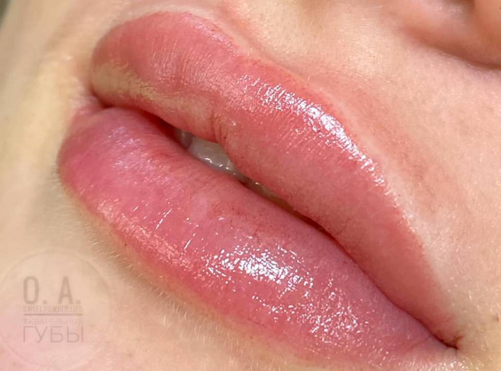 Aquarel lips